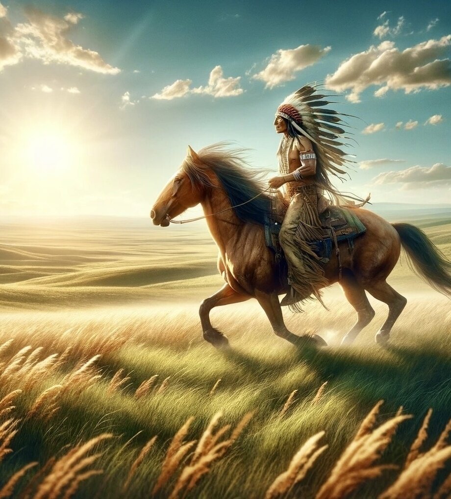 Resilient Souls: Indian and His Steed